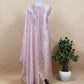 Baby Pink Banarasi Silk Brocade Suit With Organza Dupatta