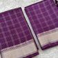 Purple Banarasi Chanderi Suit With Dupatta