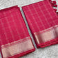 Purple Banarasi Chanderi Suit With Dupatta