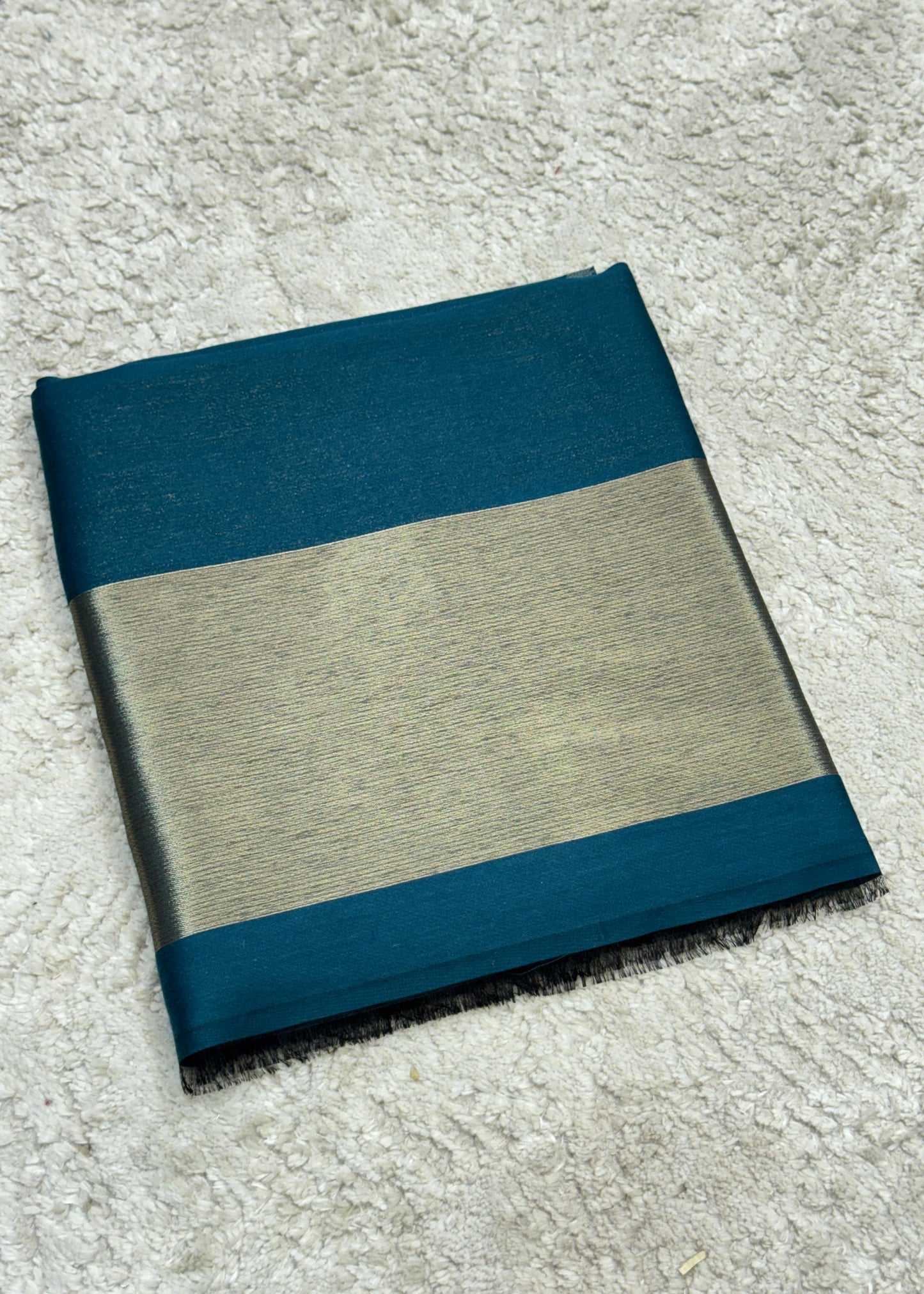 Pure wool double gold shaded stole