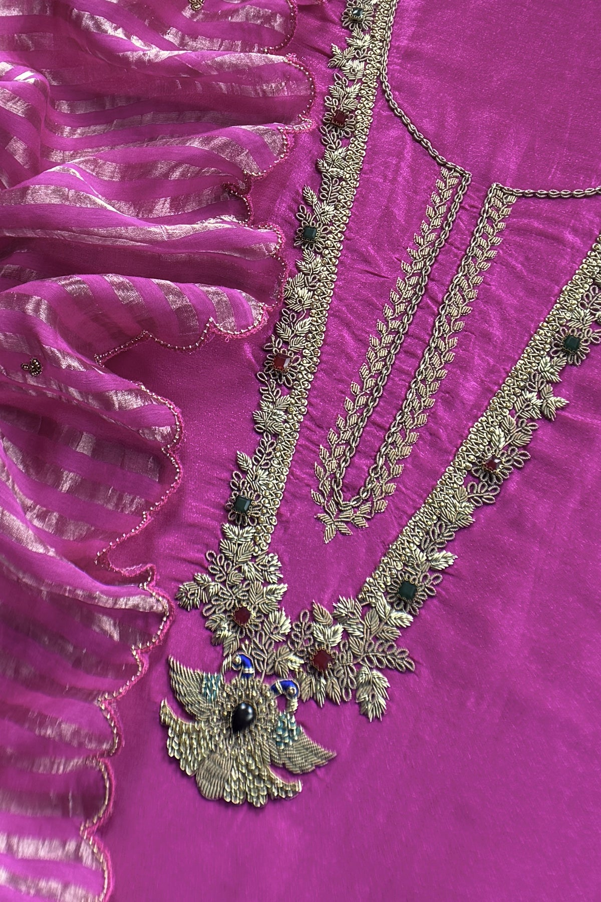 Indian ethnic wear handloom silk suits for women

