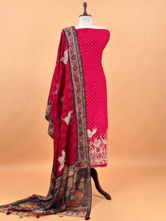 Buy party wear tussar silk suit for women

