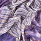 Purple Ajrakh Mahehswari Silk Unstitched Suit With Dupatta