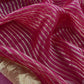 Maroon Chidiya Handloom Kora Silk Suit With Gold Tissue Appliqué Work