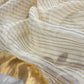 Off White Chidiya Handloom Kora Silk Suit With Gold Tissue Appliqué Work