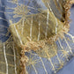 Cornflower Blue Pure Silk Suit With Dori embroidery, Jhalar laces, Appliqué And Gota Handwork