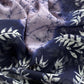 Purple Abstact Print Maheshwari Silk Suit With Gold Zari weaving