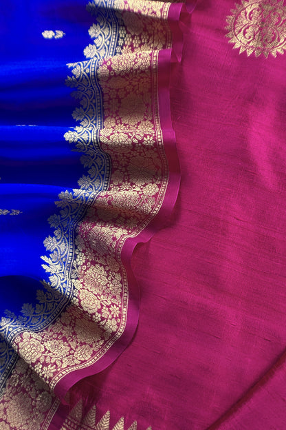 Pink Handloom Raw Silk Kurta And Kora Silk Dupatta With Kadwa Weaving