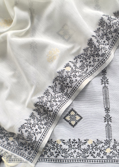 jamdani weaved suit for gifting mom

