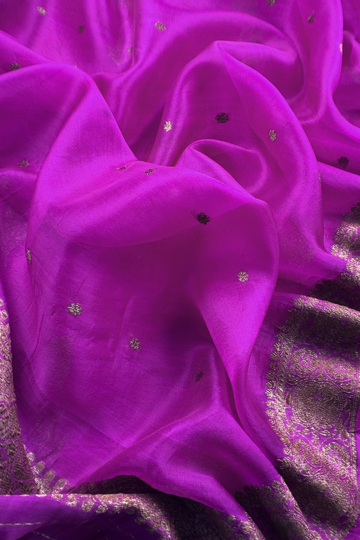 Handloom Raw Silk Suit With Kora Silk Dupatta