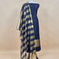 Black Banarasi Chanderi Suit With Dupatta