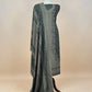 Bottle Green Premium Pashmina Silk Suit With Dupatta