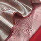 Lustre Red Designer Pure Brocade Tissue Silk Suit fabric