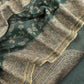 Bottle Green Premium Pashmina Silk Suit With Dupatta