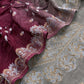Buy Handloom Gajji Silk Suit With Zari weaving