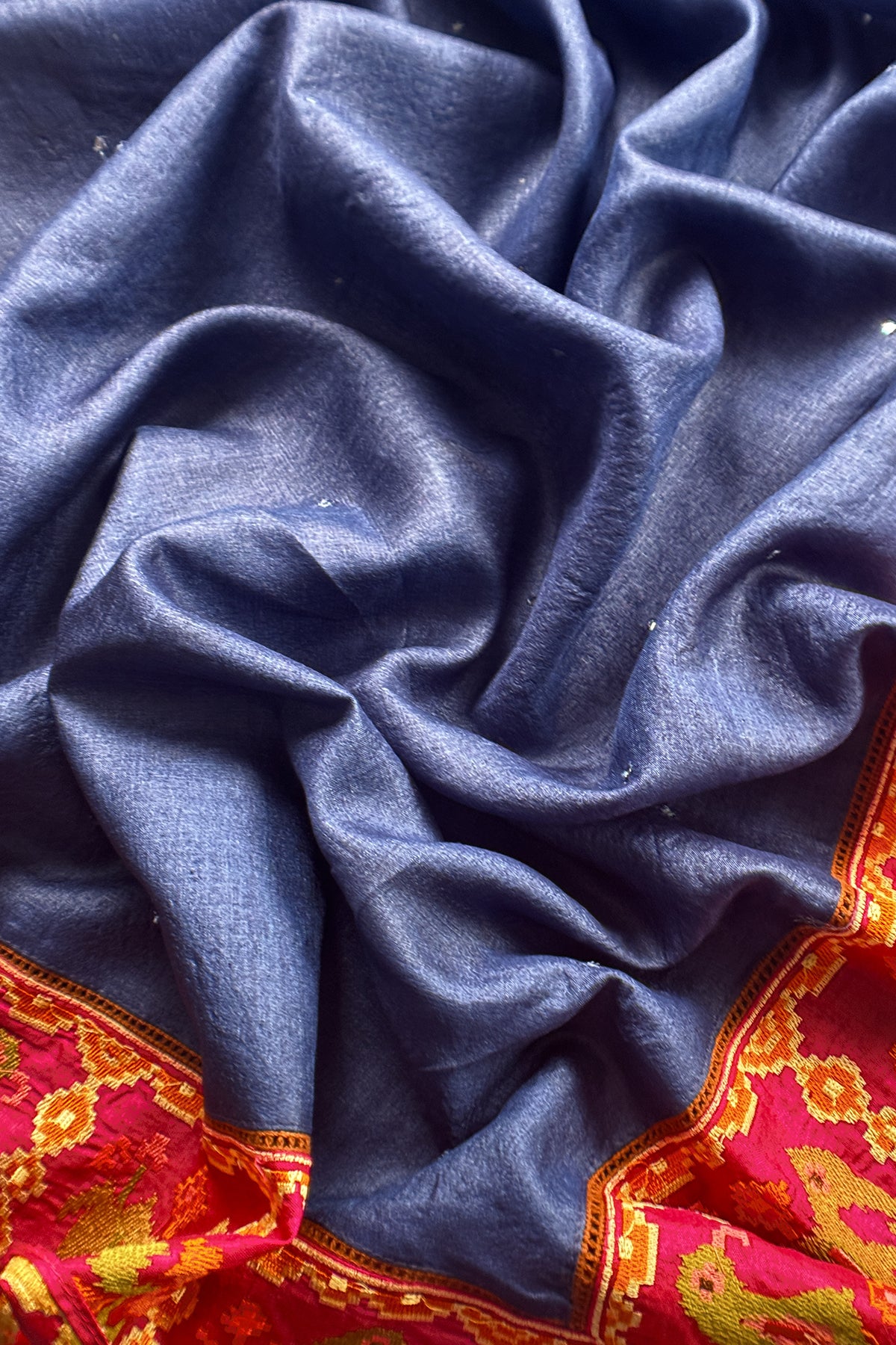 Desi tussar suit for the trousseau collection