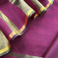 Purple Banarasi Chanderi Suit With Dupatta