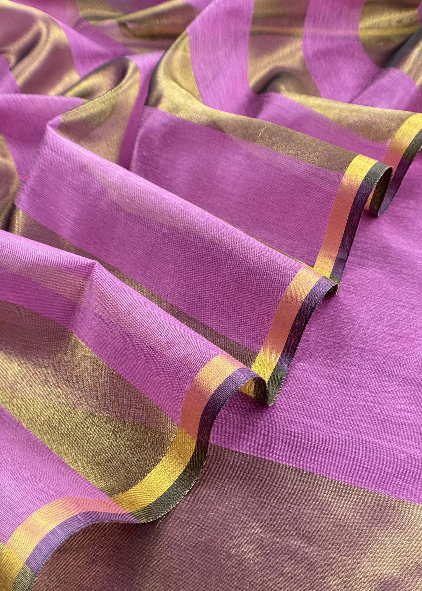 Pink Banarasi Chanderi Suit With Dupatta