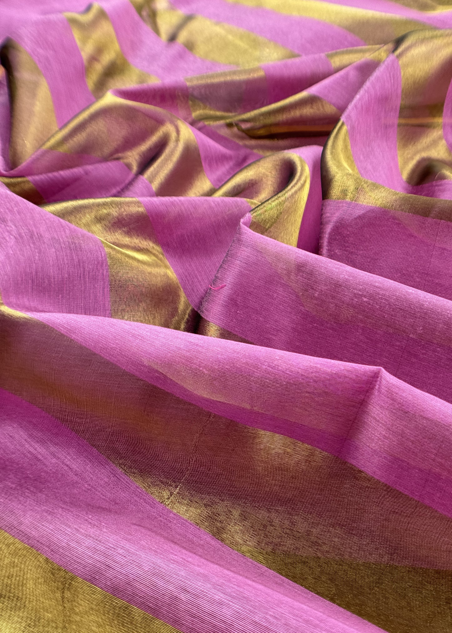 Pink Banarasi Chanderi Suit With Dupatta