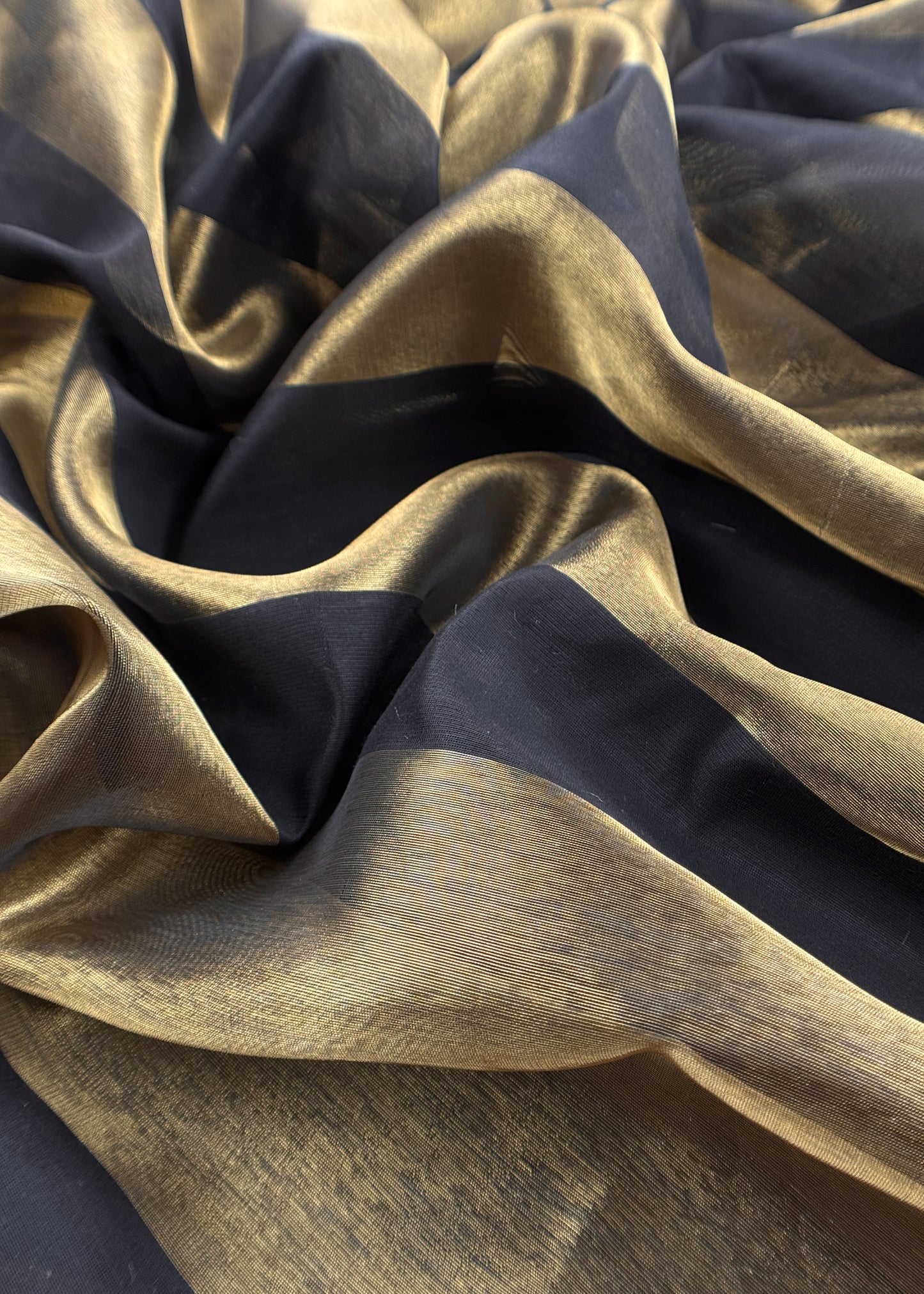 Black Banarasi Chanderi Suit With Dupatta