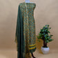 Floral Print Pure Maheshwari Silk Suit With Dupatta
