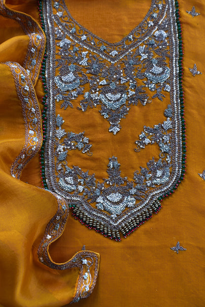 Festive celebration kora silk suit at the best price

