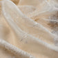 Off White Pure Mulmul Suit With Organza Dupatta
