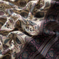 Beige And Black Pure Maheshwari Silk Unstitched Suit Fabric With Banarasi Bootis And Kalamkari Print