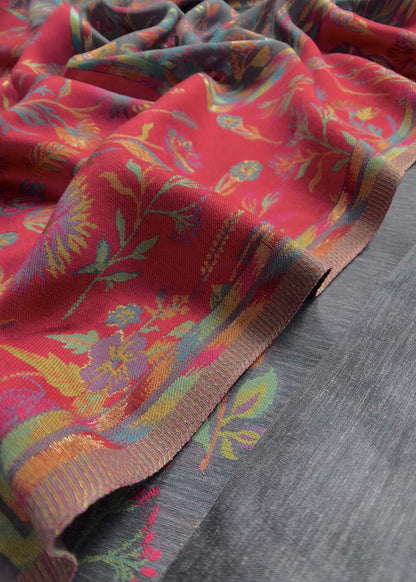 Cotton silk with dupatta  