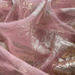 Baby Pink Pure Crushed Tissue Suit With Dupatta