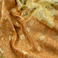 Yellow Linen Chanderi Suit With Floral Jamdani Weaving