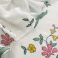 White Pure Mulmul Suit Fabric With Appliqué Work