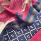 Navy Blue Bandhani Maheshwari Silk Suit With Dupatta