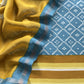 Firozi Bandhani Maheshwari Silk Suit With Dupatta