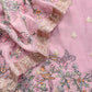 Handloom mulmul unstitched suit fabric


