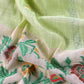 Green Linen Chanderi Suit With Jamdani Weaving