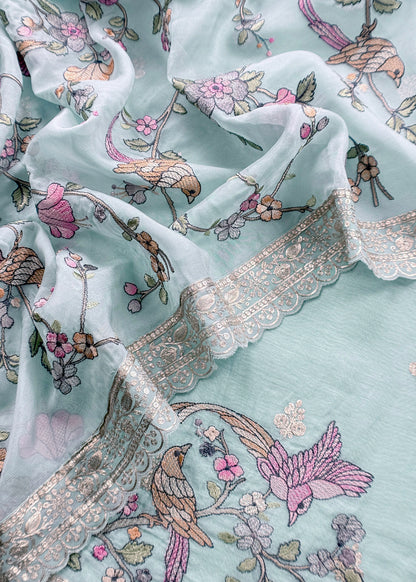 Mulmul unstitched suit gifting for women

