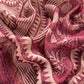 Brown Red Blockprint Handloom Maheshwari Silk Suit fabric