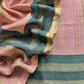 Pure Maheshwari Silk Suit With Block Print Dupatta