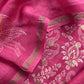 Pink Pure Maheshwari Silk Suit With Banarasi Bootis