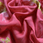 Red Pure Maheshwari Silk Suit With Banarasi Bootis