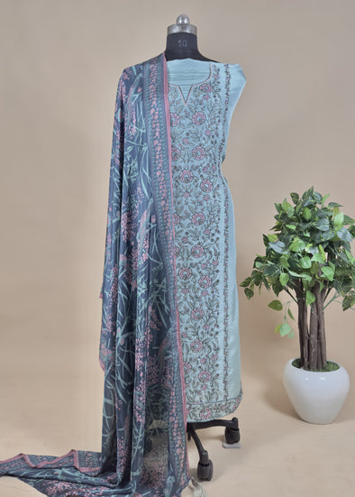 ONLINE PURE RUSSIAN SILK SUIT 