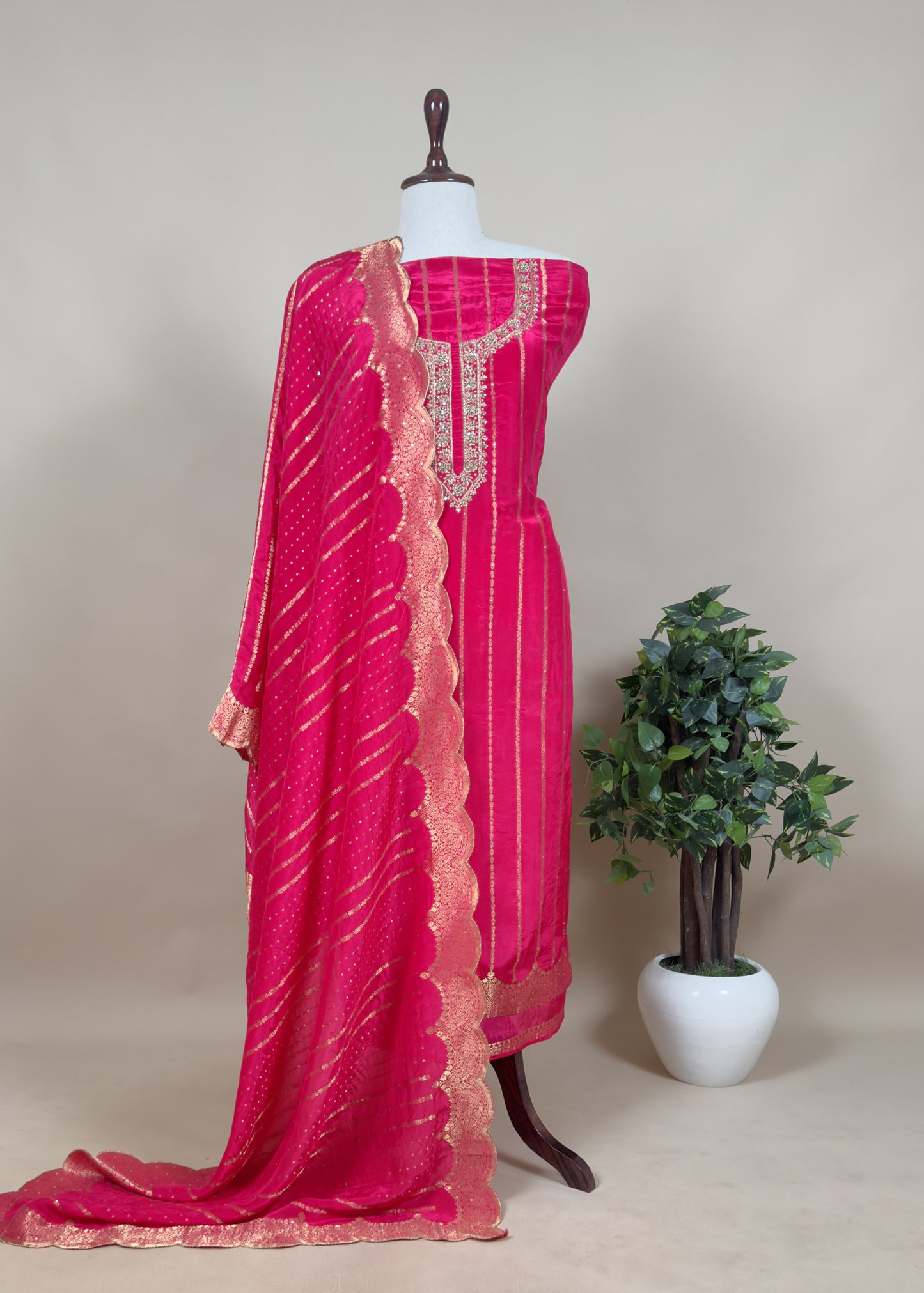 wedding wear dola silk suits at the best price

