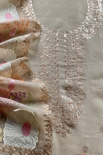 Indian ethnic wear kora silk suits for women

