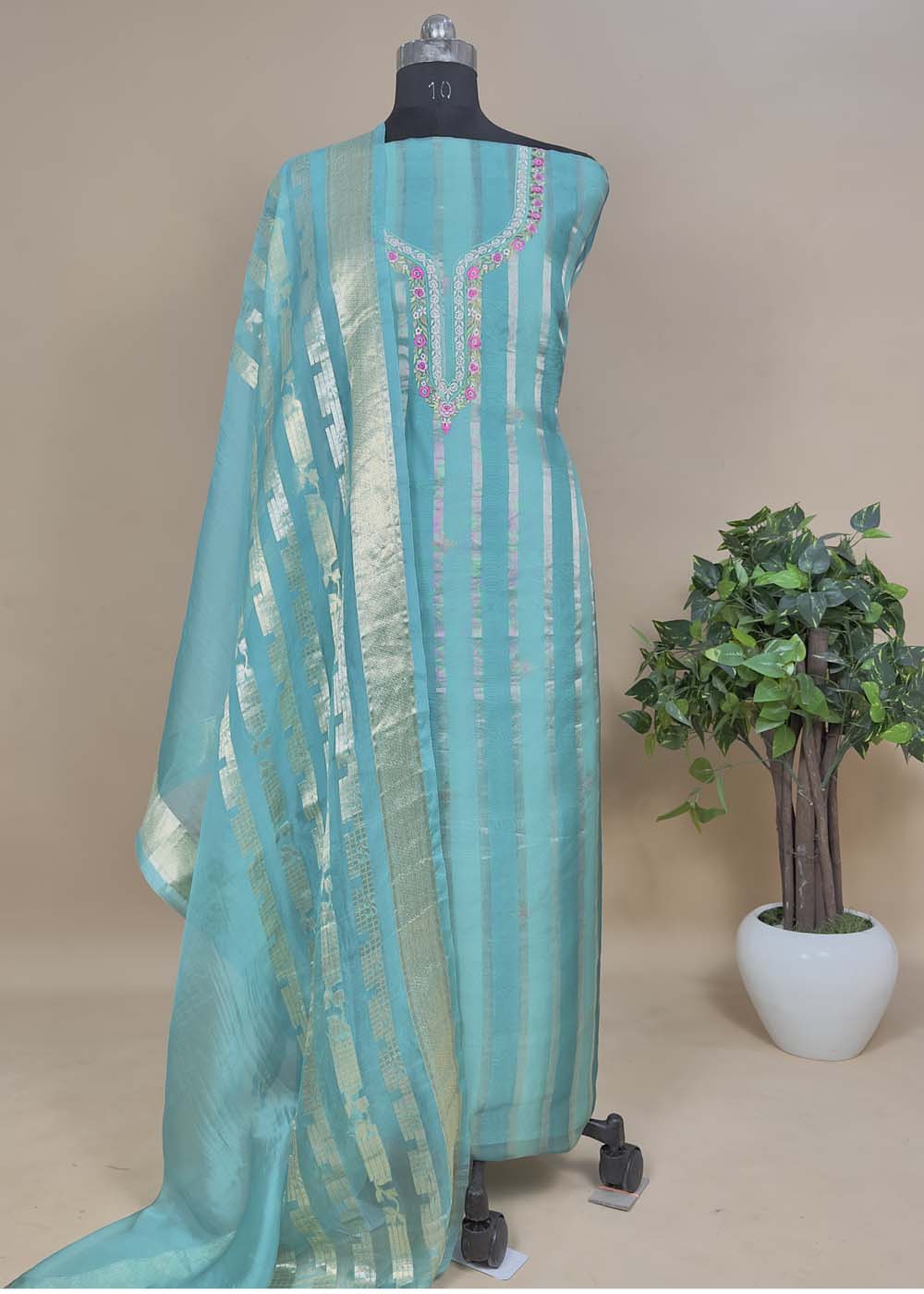 Buy organza salwar kameez with dupatta