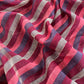 Purple Pure Maheshwari Silk Suit In Hand-Block Print With Dupatta