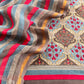 Brown Pure Maheshwari Silk Suit In Hand-Block Print With Dupatta