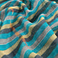 Blue Pure Maheshwari Silk Suit In Hand-Block Print With Dupatta