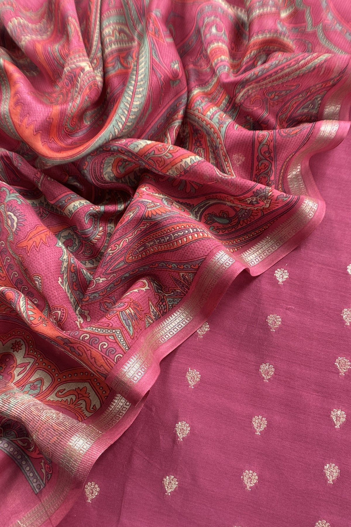 Pure maheshwari suit for women

