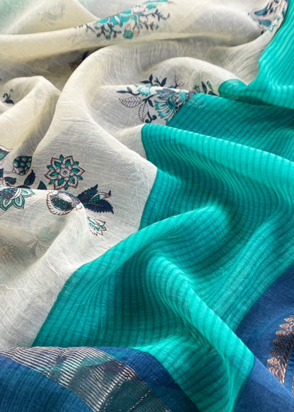 Summer wear maheshwari suit with dupatta

